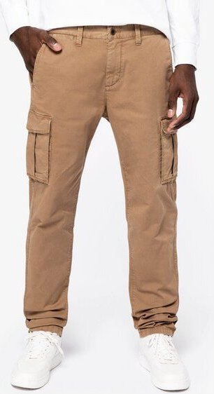 Greenspired Umweltfreundliche ausgewaschene Cargohose aus 100 % Biobaumwolle, 250 g/m² 42-54