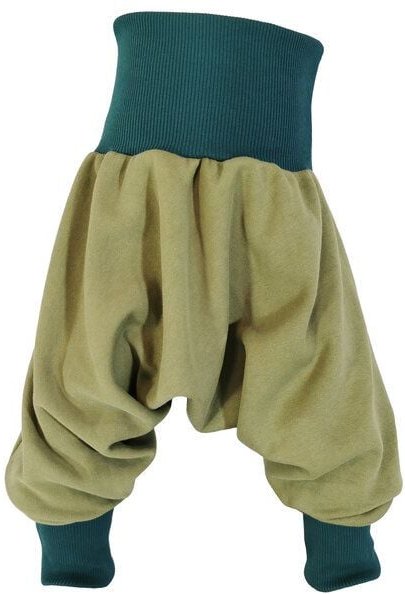 liebewicht Yogahose Pumphose Bio Sweat grün