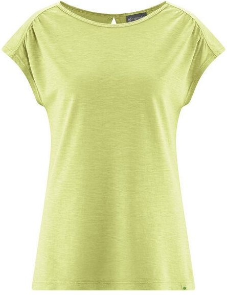 HempAge Damen T-Shirt mit rückseitigem Cut Out Hanf/Biobaumwolle
