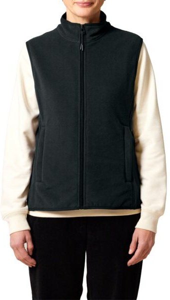 YTWOO Damen ärmellose Fleecejacke enganliegend aus 100% recyceltem Polyester