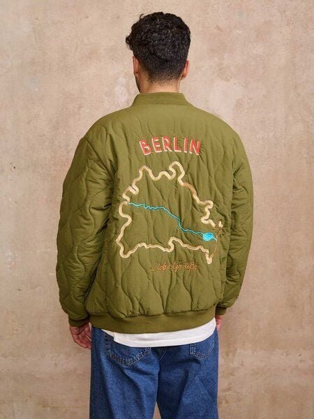 Yahmo Kurt Gesteppte Bomberjacke