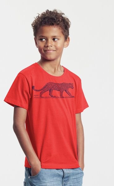 Peaces.bio - handbedruckte Biomode Bio-Kinder T-Shirt Leopard