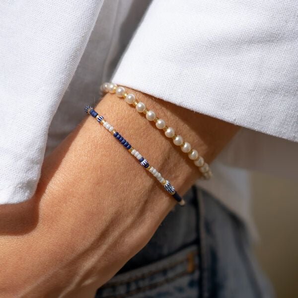 juni Maritimes Perlenarmband "Marina Love"
