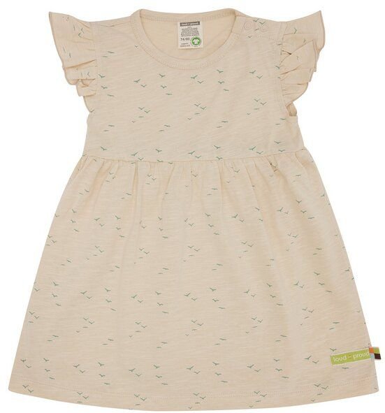 loud + proud Babys & Kinder Kleid Slub Jersey, GOTS-zertifiziert