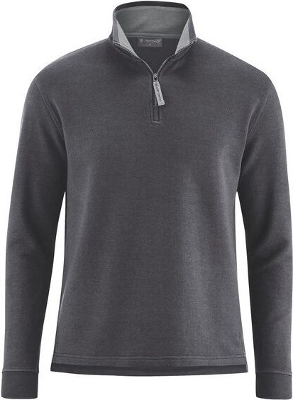 HempAge Herren Sweatware Troyer Hanf/Bio-Baumwolle