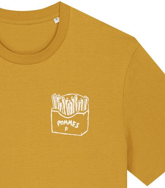 päfjes Pommes / Honigdachs mag Pommes Frittes - Fair Wear Unisex Männer Bio T-Shirt