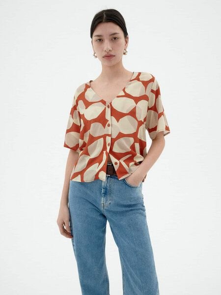 thinking mu Libelula Blouse I - Damen Bluse