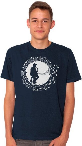 HANDGEDRUCKT "Musicmaker" Männer T-Shirt