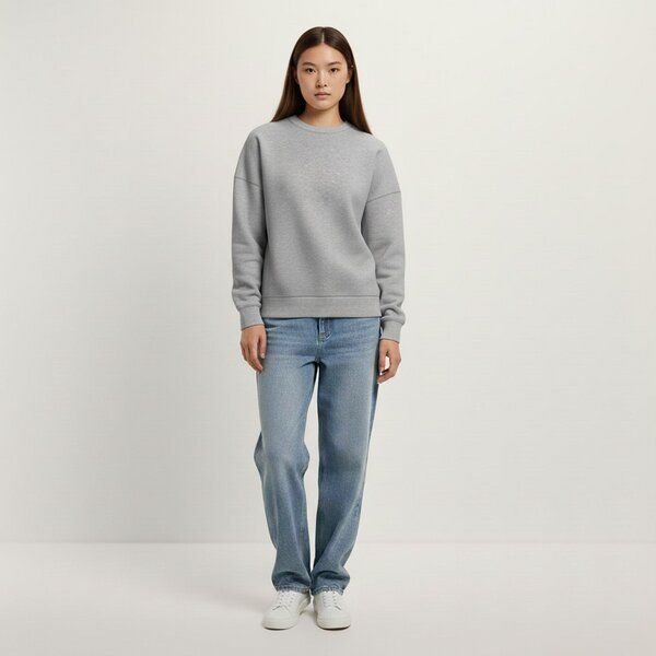 YTWOO Damen Basic Sweatshirt