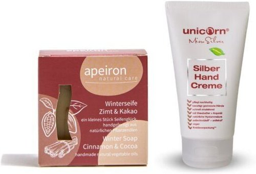 unicorn / apeiron Naturkosmetik Pflege Duo für Hände und Haut