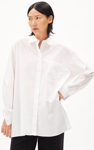 Thumbnail - ARMEDANGELS EALGAA - Damen Bluse Loose Fit aus Bio-Baumwolle