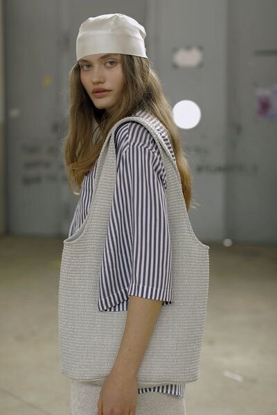 IVA RYCH Shopper in Bast-Optik I Deadstock