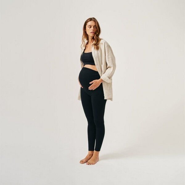 The Mama Set Oversized Leinenhemd „The Oversized Linen Shirt“ Leinenhemd für Schwangerschaft & Stillzeit