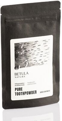 BETULA NATURA Zahnpulver pur - mit Birkenrinde und Seifenkraut - Nachfüllpack