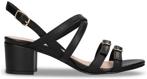 Nae Vegan Shoes NAE - Hebea Schwarze Vegane Absätze aus Apfelleder