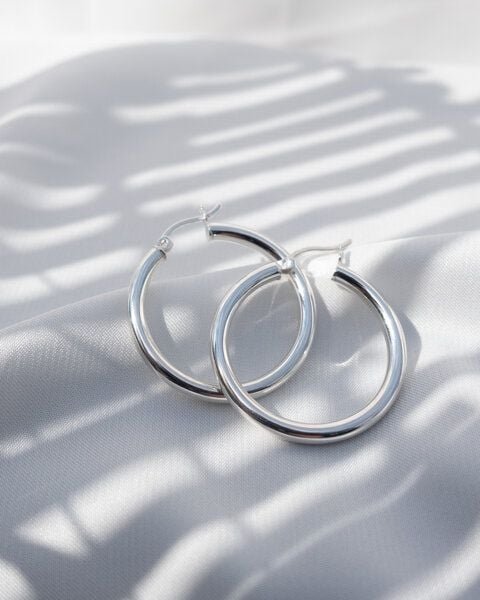 ST'ATOUR BLANCA MAXI – Breite Creolen 30 mm