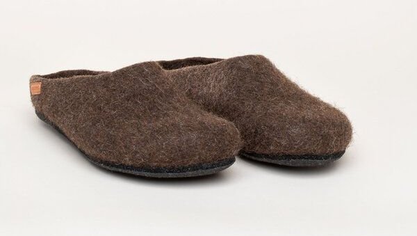 Magicfelt Filz-Hausschuh 719 aus 100% seltenen Wollen | Pantoffel für Damen & Herren mit anatomisch geformter Filz-Latex...