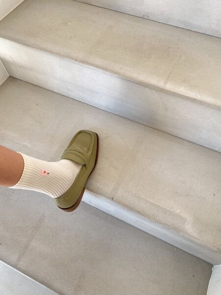 Jutelaune Rosa Flower Socks