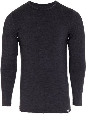 Haasis Bodywear Edles Herren Shirt Langarm Rundhals, Wolle/ Seide/Elasthan Mischung