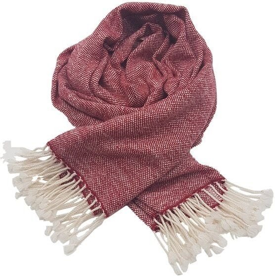 Frida Feeling Wollschal "Pfeffer & Salz" (mit Fransen)