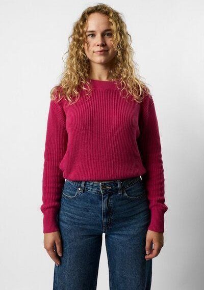 ettics studio cropped organic knit pullover