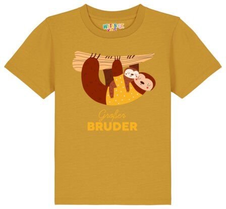 watabout.kids T-Shirt Kinder Faultier Großer Bruder