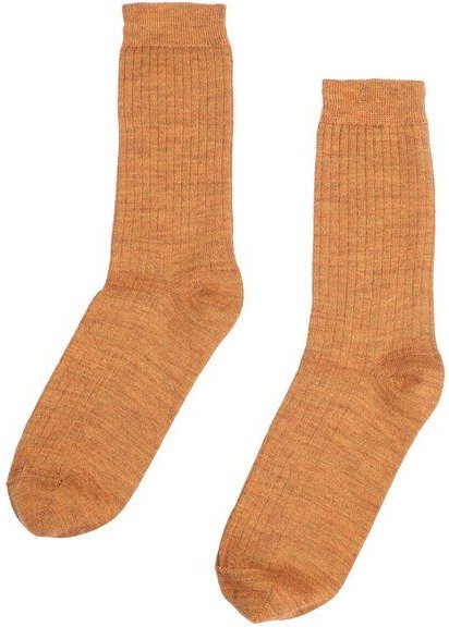 De Colores Rippstrick-Socken aus Alpaka, Wolle und Nylon