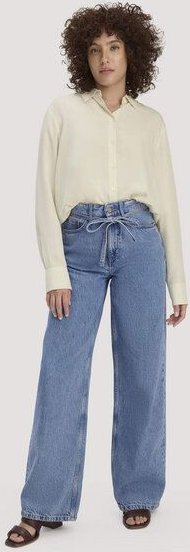 Thumbnail - hessnatur Jeans ALVA Wide Leg Soft aus Bio-Baumwolle mit TENCEL Lyocell