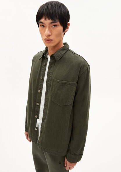 Thumbnail - ARMEDANGELS YUNAAI Herren Overshirt aus recycelter Baumwolle