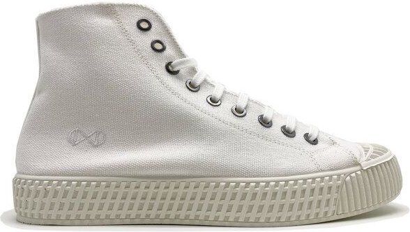 Veganer Sneaker "nat-2 Mono" aus zert. Biobaumwolle, Bambus, Kork, Zuckerrohr und rec. Gummi