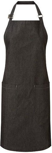 Premier Workwear Latzschürze (Bio Baumwolle) Denim Grillschürze Küchenschürze