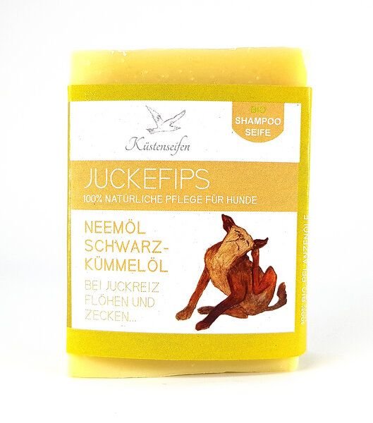 Küstenseifen Manufaktur Bio-Hundeseife "Juckefips"/ Shampooseife / Fellseife für Hunde