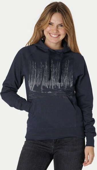 Peaces.bio - handbedruckte Biomode Damen Hoodie Woodland