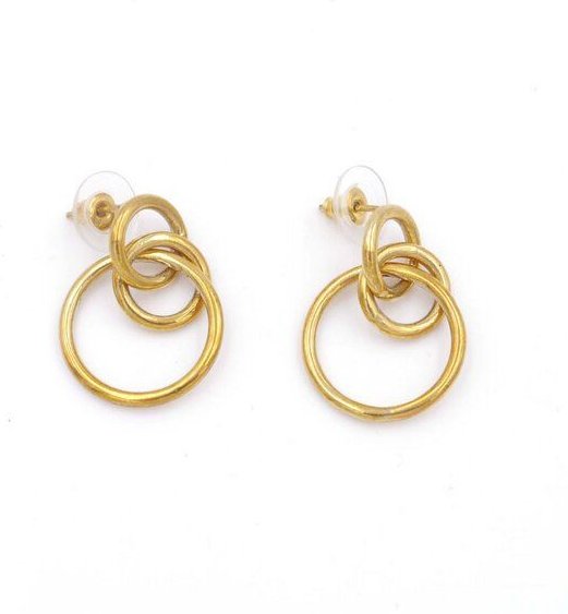 Bawa Hope Messingohrring "Connect"