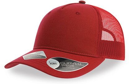 Atlantis Headwear Atlantis Zion Cap Mesh - Basecap zweifarbig aus Recyceltem Polyester Truckercap