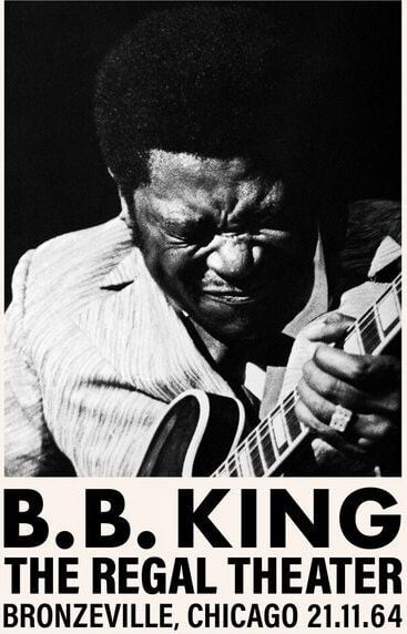 Photocircle Poster / Leinwandbild - B.B. King at the Regal Theater