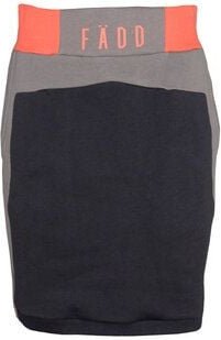 FÄDD Damen Rock aus Bio-Baumwolle und recyceltem Polyester in Blau und Grau