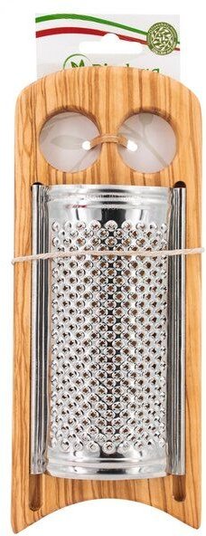 Biodora Flache Käsereibe mit Griff Olive