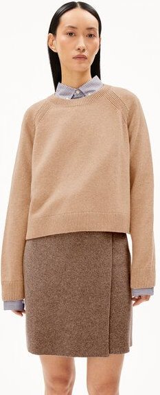 ARMEDANGELS DILIRIAA REGLANA Damen Pullover aus recyclem Bio-Woll Mix