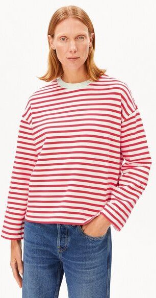 ARMEDANGELS FRANKAA MAARLEN STRIPE Damen Sweatshirt aus Bio-Baumwolle