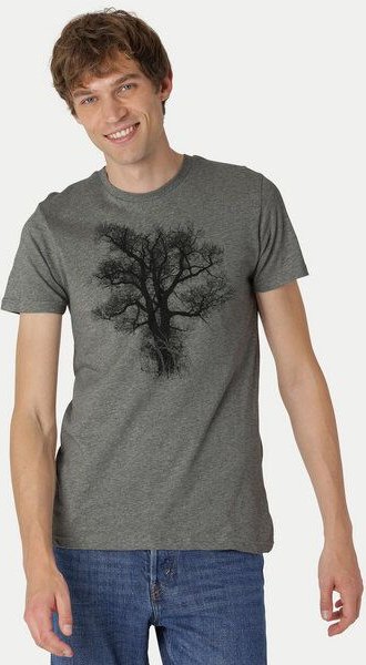 Peaces.bio - handbedruckte Biomode Bio-Herren-T-Shirt Chestnut