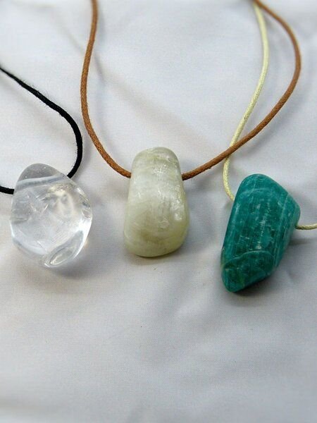 OneWorldMinerals Therapiestein Anhänger-Set "Selbstbestimmung"