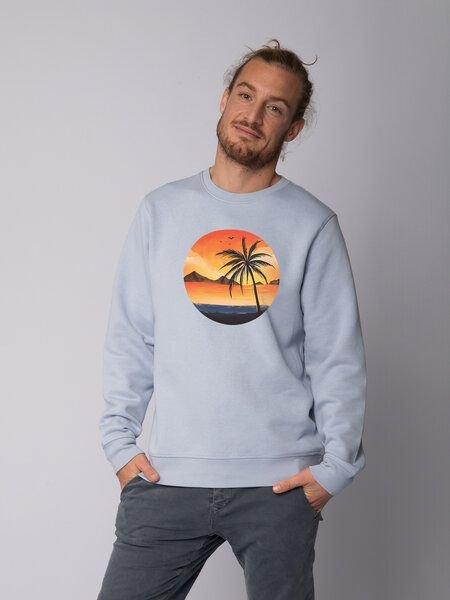 watapparel Sweatshirt Unisex Sunset on palm beach