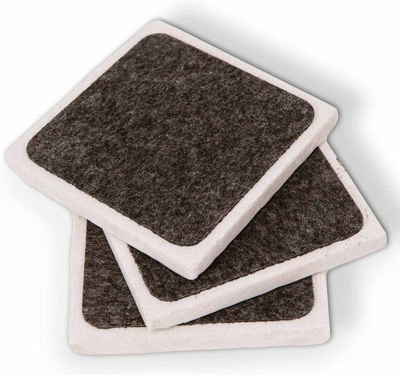 LIGARTI Fliesenuntersetzer – 4er-Set – Natur Pur