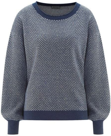 Hempage Moderner Jacquard Pullover Hanf/Biobaumwolle