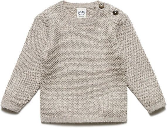 Puri Organic Kleinkinder Pullover Struktur Merinowolle