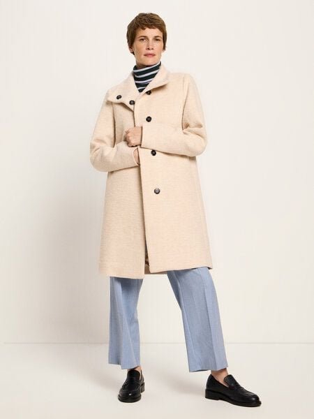 LANIUS Walkmantel mit Stehkragen (GOTS)