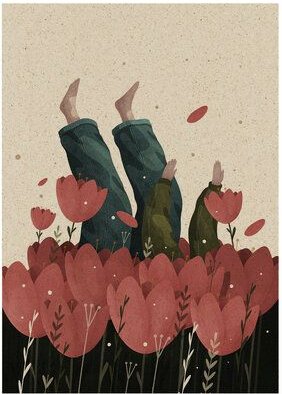 matabooks® A6 Postkarte mit Austronaut aus nachhaltigem Graspapier – Spacewalker