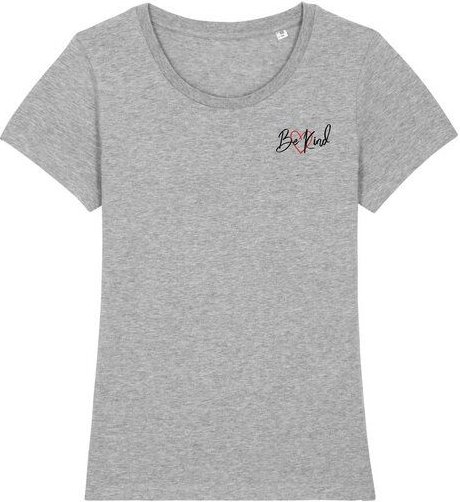 Bio Damen Rundhals T-Shirt Amorous "Be kind" von Human Family