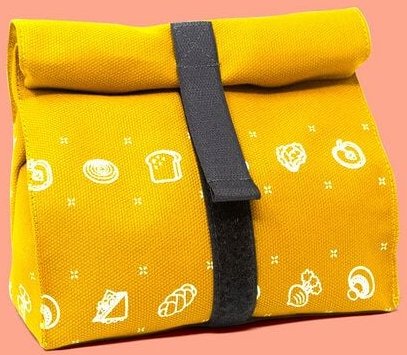 umtüten Lunchbag für unterwegs / Snackbeutel / Inlay plastikfrei / hält natürlich frisch